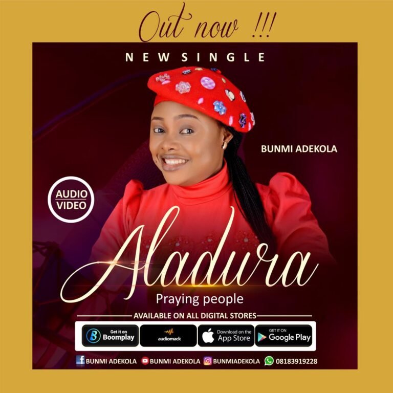 Evangelist Bunmi Adekola Releases New Single ‘Aladura’