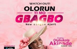 Senwele Jesu Releases ‘Olorun Ti Mo Gbagbo’ Olorun Ti Mo Gbagbo Senwele Jesu