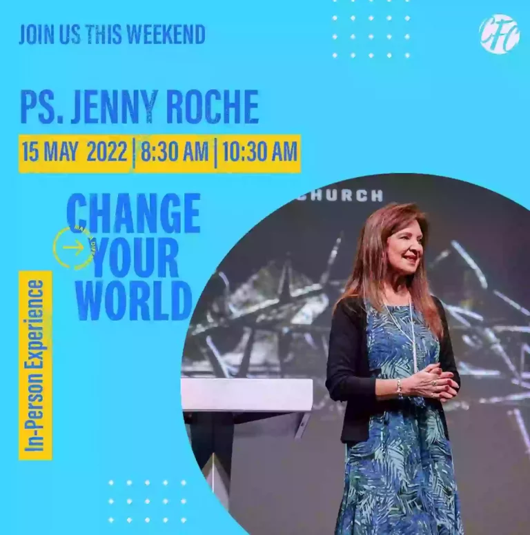 ? Sunday Morning Service | 15 May 2022 | Ps Jenny Roche | CFC Online