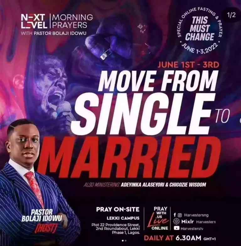 ? Next Level Prayers || This Must Change || Pst Bolaji Idowu & Chigozie Wisdom || 3rd June 2022