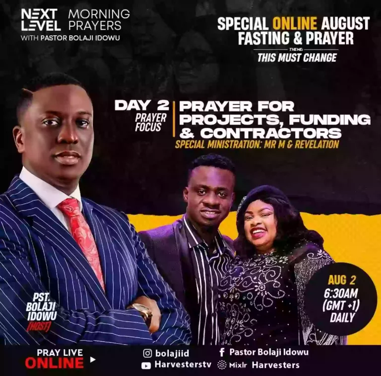 ? Prayer For Projects, Funding & Contractors | Pst Bolaji Idowu & Mr M & Revelation | 2nd August 2022