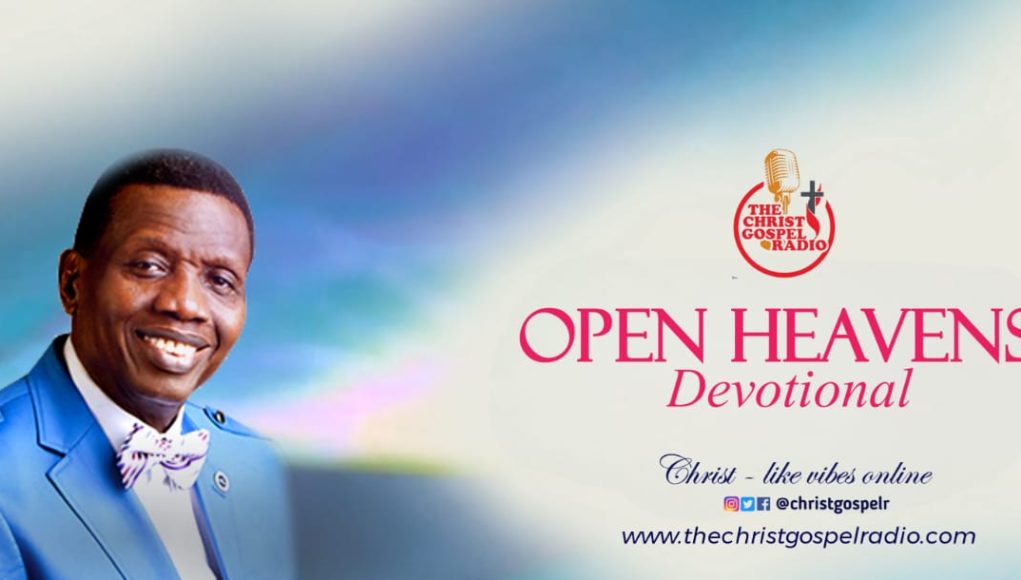 RCCG Open Heaven Daily Devotional 29 November 2023 – Transfer of Anointing (I)