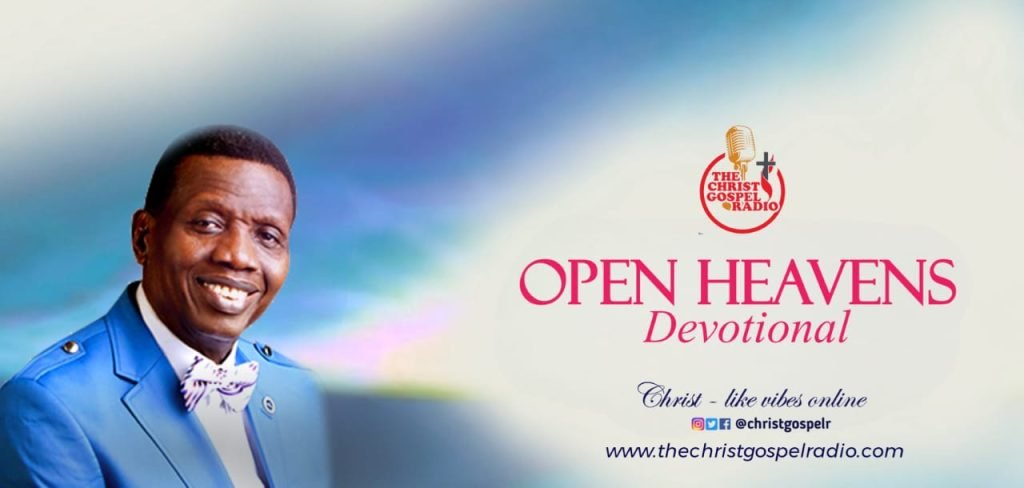 RCCG Open Heaven Daily Devotional 6 June 2025 – Holy Ghost Baptism