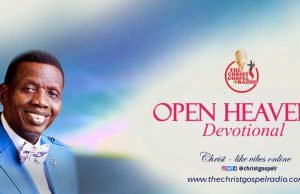 RCCG Open Heaven Daily Devotional 20 December 2024 – The Lord Who provides for You RCCG Open Heaven Daily Devotional 6 June 2025 – Holy Ghost Baptism