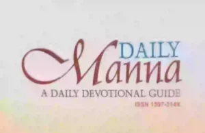 DCLM Daily Manna Sunday 5 January 2025 – Obedience Begets Blessings DCLM Daily Manna Friday 6 June 2025 – The T & C of Blessings